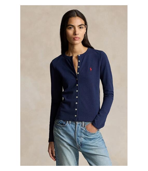 Longsleeve Polo Ralph Lauren χρώμα: μαύρο, 211941175