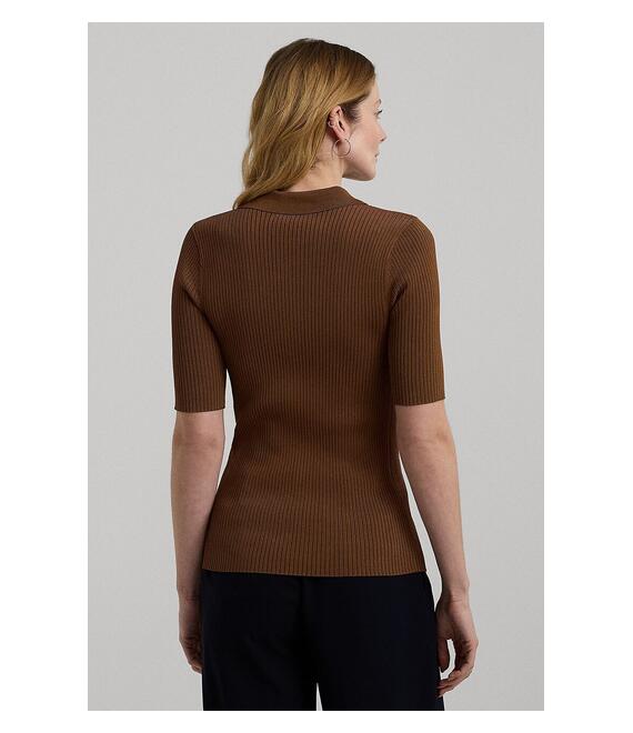 Πλεκτή ζακέτα Lauren Ralph Lauren χρώμα: καφέ, 200943864