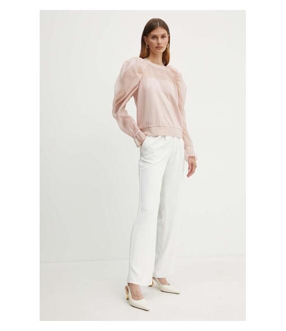 Μπλούζα Karl Lagerfeld χρώμα: ροζ, 245W1807