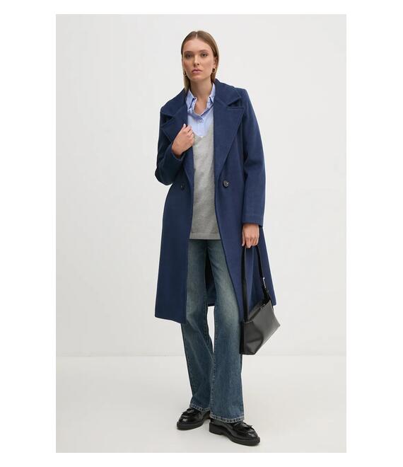 Πουλόβερ με προσθήκη μαλλιού Pepe Jeans ISELA V-NECK γυναικείο, χρώμα: γκρι, PL702220