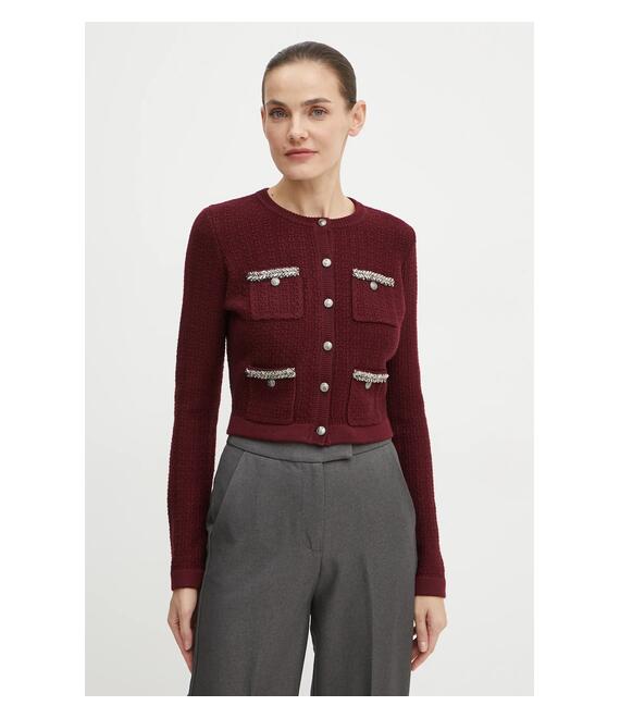 Ζακέτα από μίγμα μαλλιού Elisabetta Franchi MK17S47E2