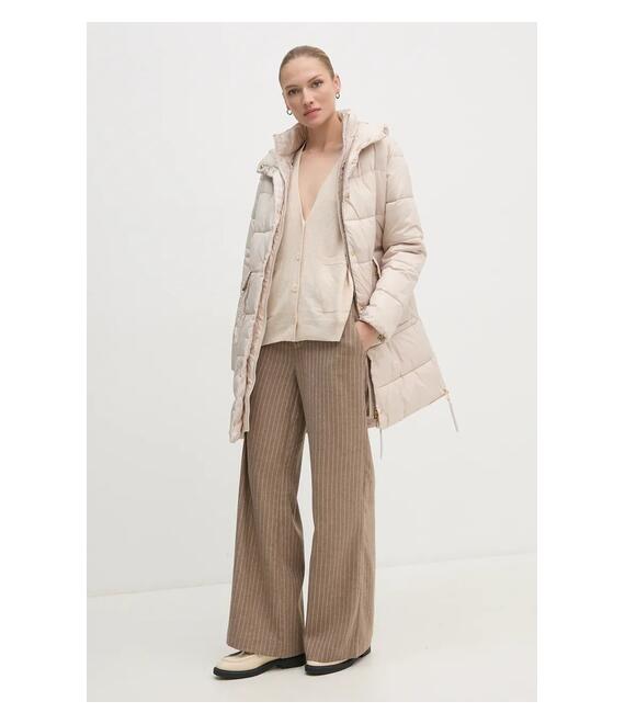 Ζακέτα με μείγμα κασμίρ Sisley χρώμα: μπεζ, 102HM601Z