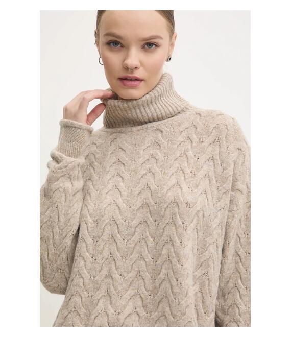 Πουλόβερ Superdry χρώμα: μπεζ, W6110580A-B2R