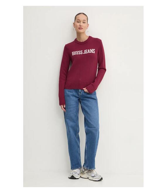 Βαμβακερό πουλόβερ Guess Jeans W4BR10 Z3HM1