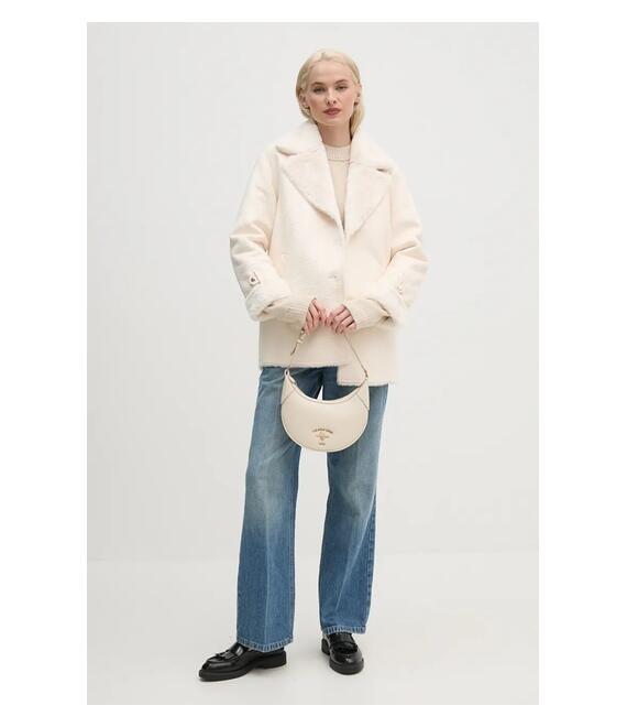 Πουλόβερ Calvin Klein Jeans χρώμα: μπεζ, J20J224636