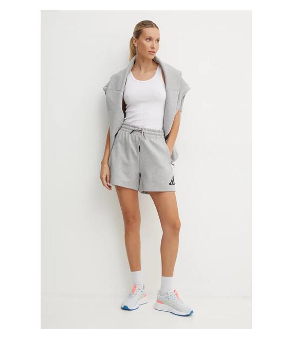 Σορτς adidas ZNE χρώμα: γκρι, JJ4677