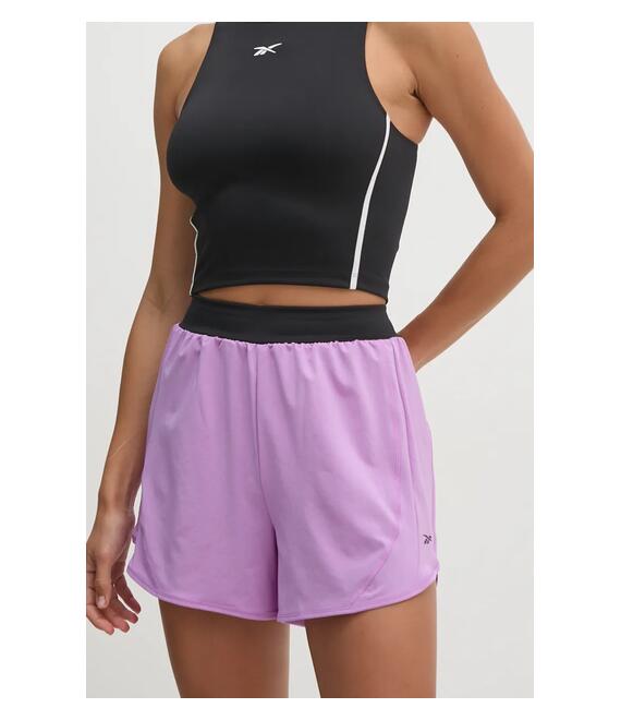 Σορτς Reebok LUX Collection χρώμα: μοβ, 100205670