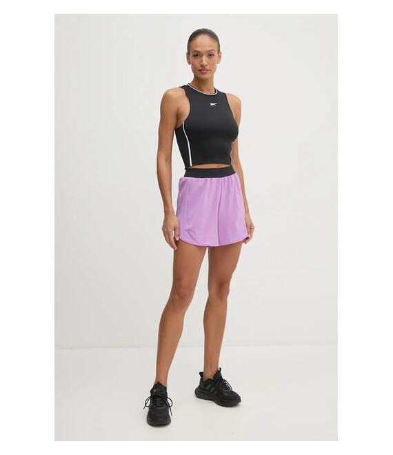 Σορτς Reebok LUX Collection χρώμα: μοβ, 100205670