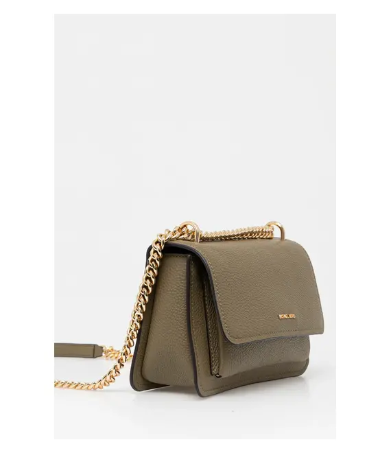 Δερμάτινη τσάντα MICHAEL Michael Kors χρώμα: μαύρο, 30T4GC7L3T