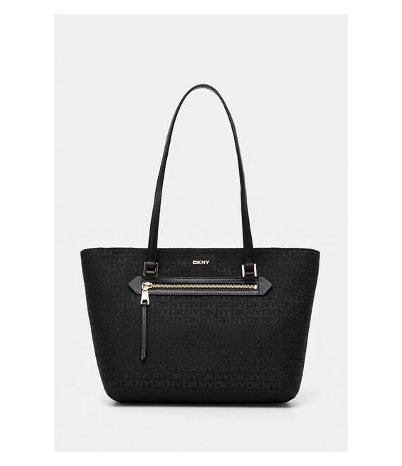 Τσάντα Dkny χρώμα: μαύρο, R43AFE20