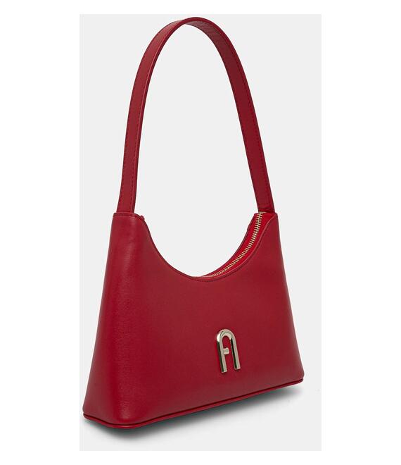 Δερμάτινη τσάντα Furla χρώμα: κόκκινο, WB00863.AX0733.2673S