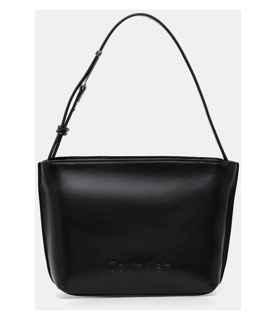 Τσάντα Calvin Klein χρώμα: μαύρο, K60K612551