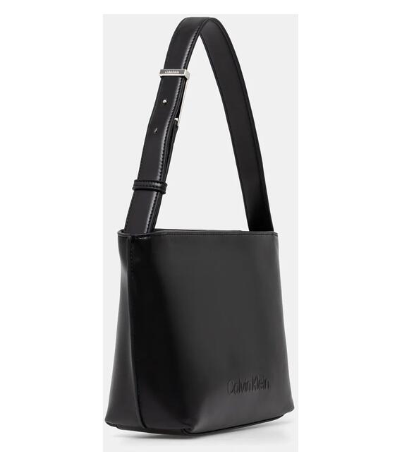 Τσάντα Calvin Klein χρώμα: μαύρο, K60K612551