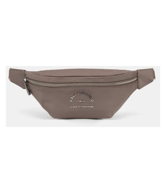 Τσάντα φάκελος Karl Lagerfeld χρώμα: γκρι, 246W3067