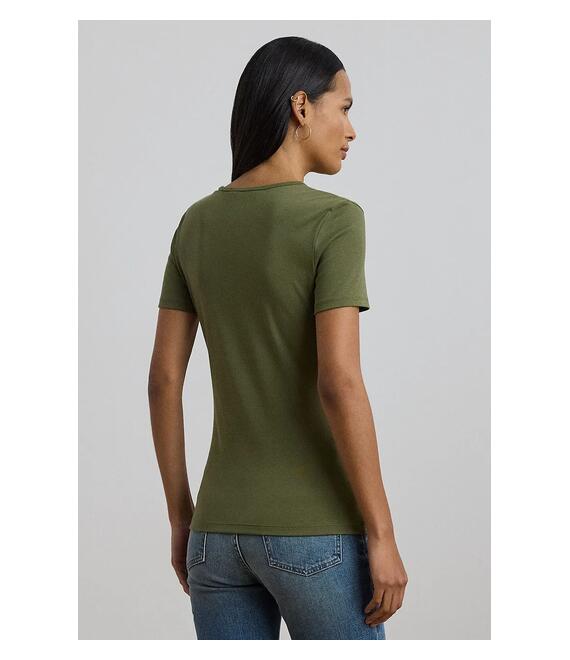 Μπλουζάκι Lauren Ralph Lauren χρώμα: κίτρινο, 200807563