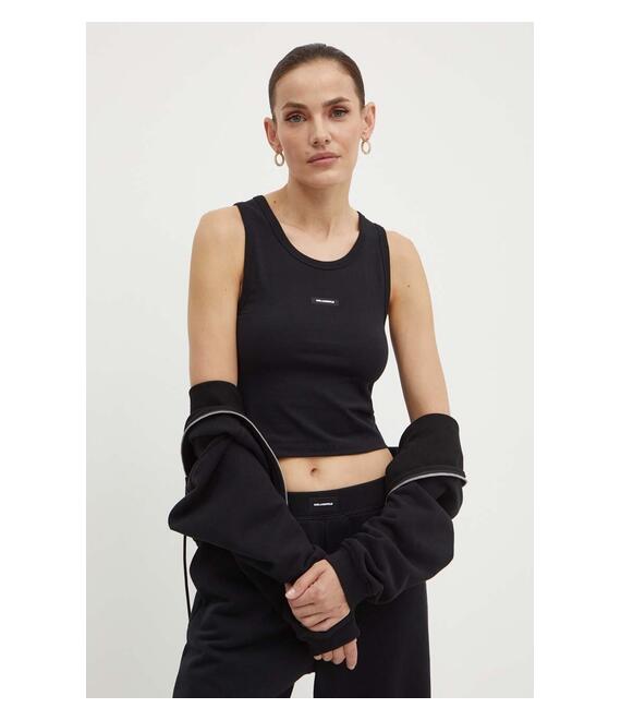 Top Karl Lagerfeld χρώμα: μαύρο, 245W2114