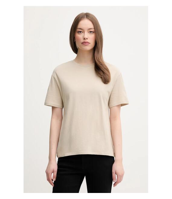 Βαμβακερό μπλουζάκι United Colors of Benetton γυναικείο, χρώμα: ροζ, 3096D102O