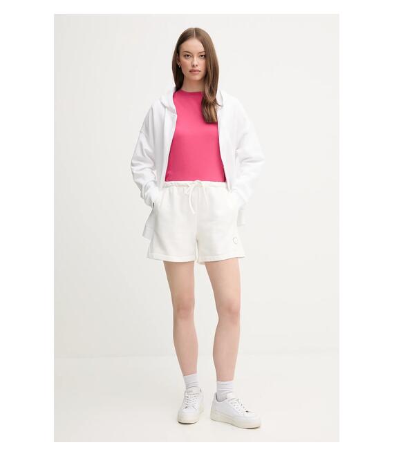 Βαμβακερό μπλουζάκι United Colors of Benetton γυναικείο, χρώμα: ροζ, 3096D102O