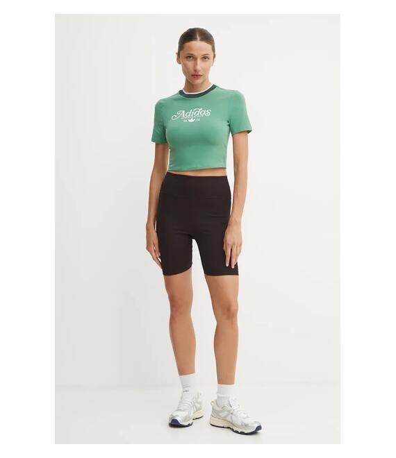Μπλουζάκι adidas Originals χρώμα: πράσινο, IY5238