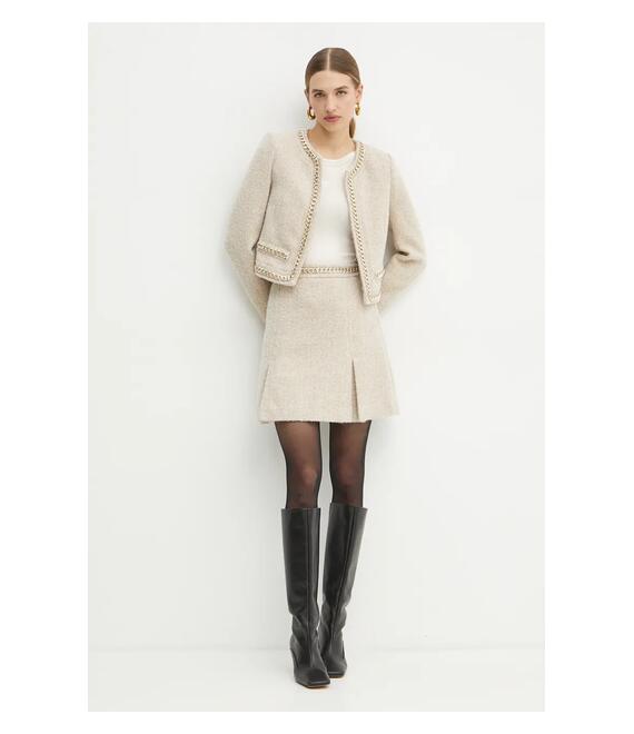 Top Guess MICHELA χρώμα: μπεζ, W4BP13 KCGM2