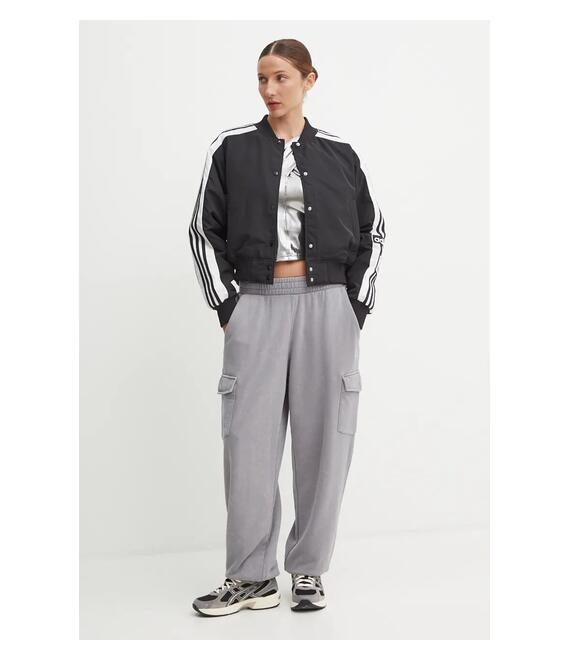 Top adidas Originals χρώμα: ασημί, JM9261