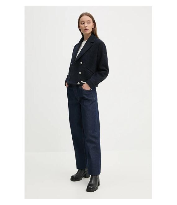 Βαμβακερό μπλουζάκι Calvin Klein Jeans γυναικείο, χρώμα: μπεζ, J20J224253