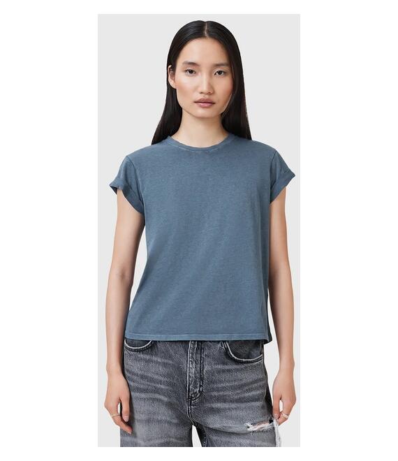 Βαμβακερό μπλουζάκι AllSaints ANNA χρώμα: πράσινο, W191JB