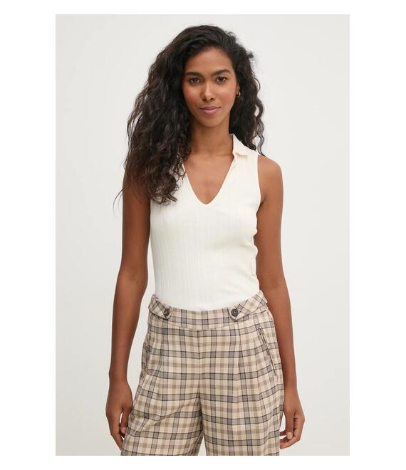 Top Pedro del Hierro χρώμα: μπεζ, 4538936