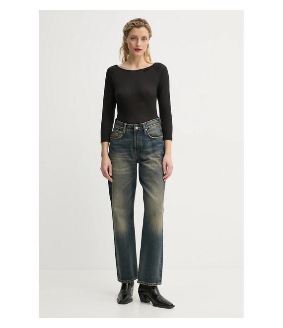 Μακρυμάνικο G-Star Raw χρώμα: μαύρο, D25065-9297
