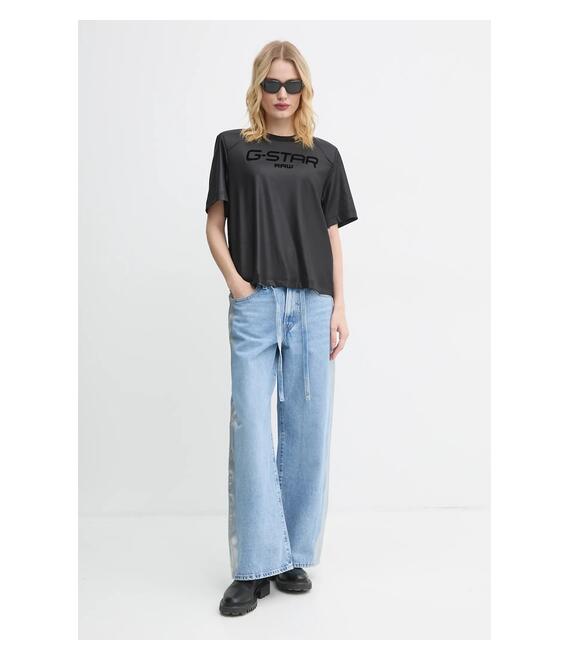 Μπλουζάκι G-Star Raw χρώμα: μαύρο, D25073-D711
