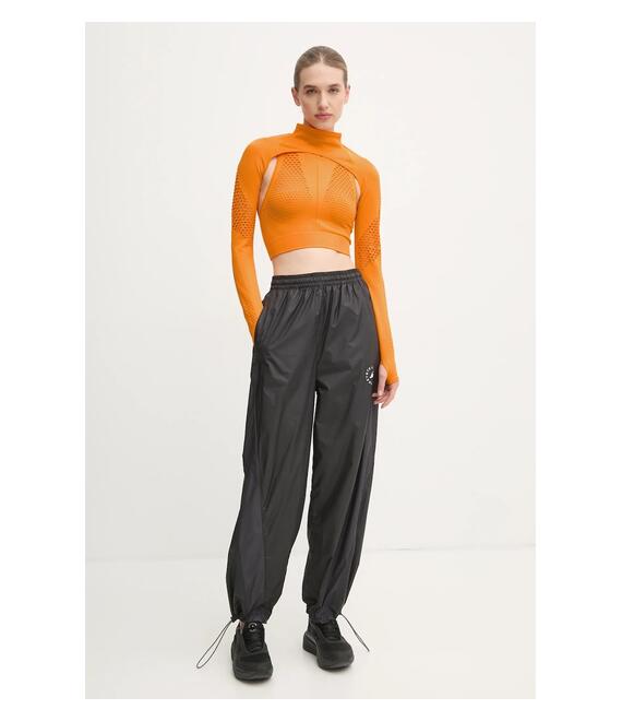 Μακρυμάνικο adidas by Stella McCartney χρώμα: πορτοκαλί, JE4083