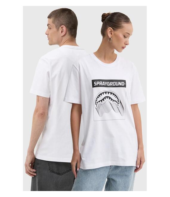 Βαμβακερό μπλουζάκι Sprayground χρώμα: άσπρο, SP667