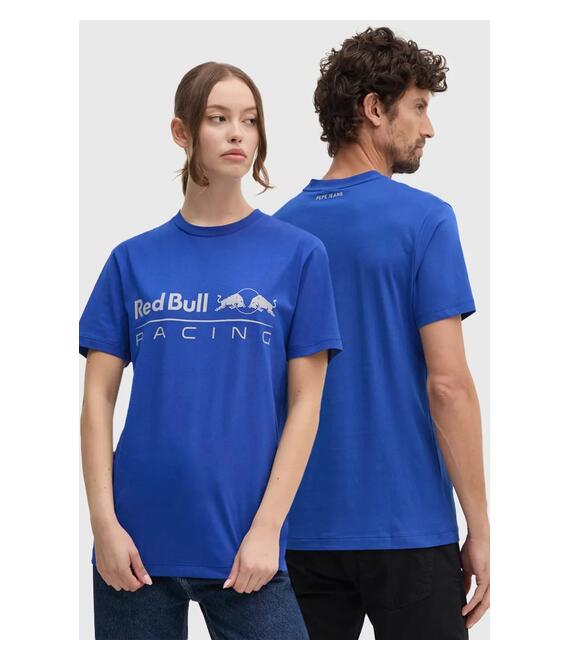 Βαμβακερό μπλουζάκι Red Bull Racing x Pepe Jeans RU500005