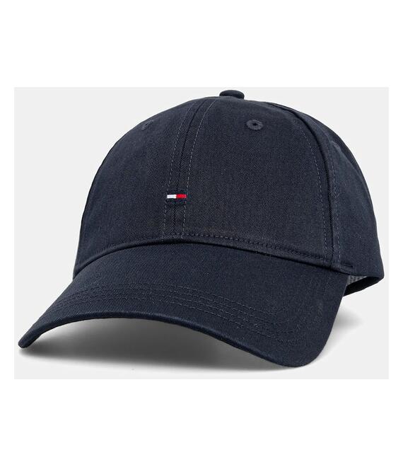 Βαμβακερό καπέλο του μπέιζμπολ Tommy Hilfiger χρώμα: ναυτικό μπλε, AW0AW17632