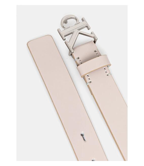 Δερμάτινη ζώνη Calvin Klein γυναικεία, χρώμα: ροζ, LV04K7017G