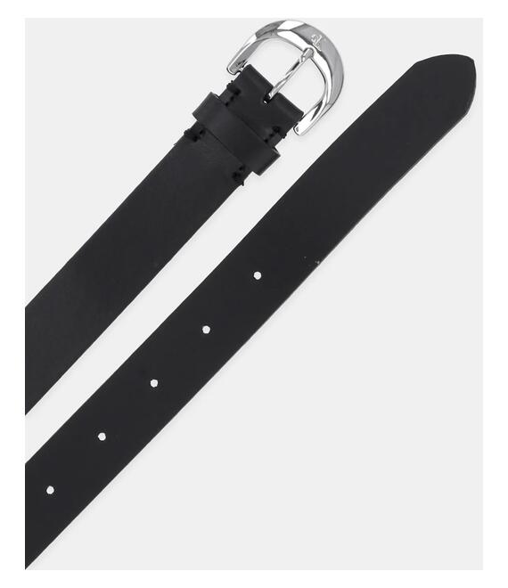 Δερμάτινη ζώνη Calvin Klein γυναικεία, χρώμα: μαύρο, LV04K7015G