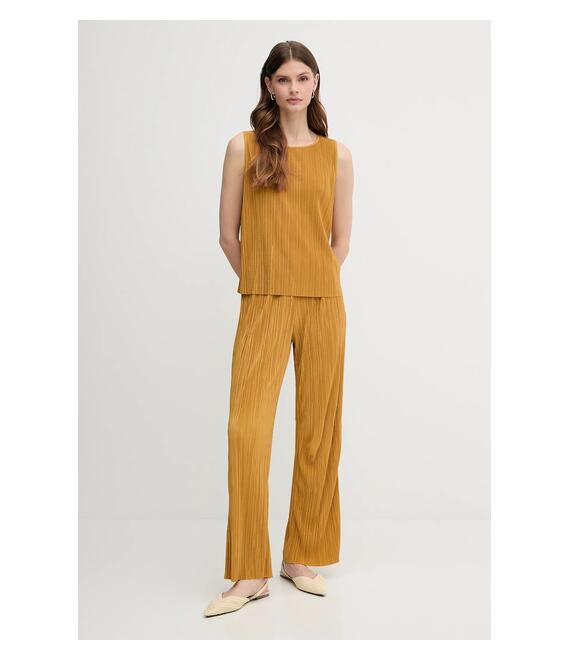 Παντελόνι Calvin Klein χρώμα: κίτρινο, LV044A200G
