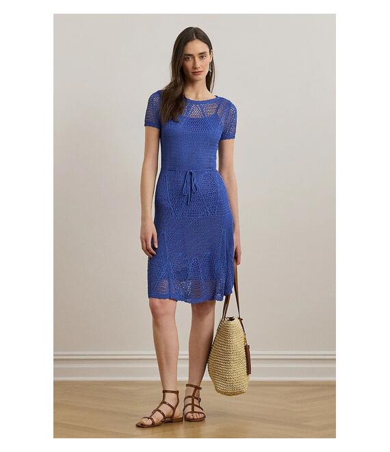 Φόρεμα Lauren Ralph Lauren χρώμα: μπλε, 200971142