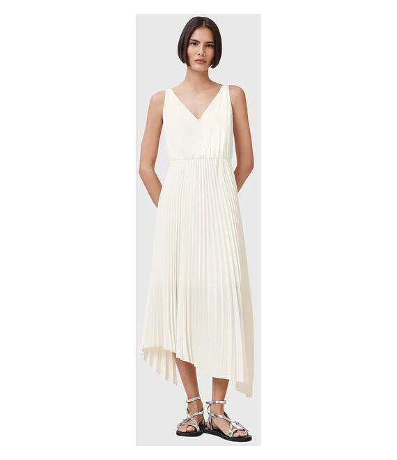 Φόρεμα και πουλόβερ AllSaints LEIA χρώμα: άσπρο, W172DC