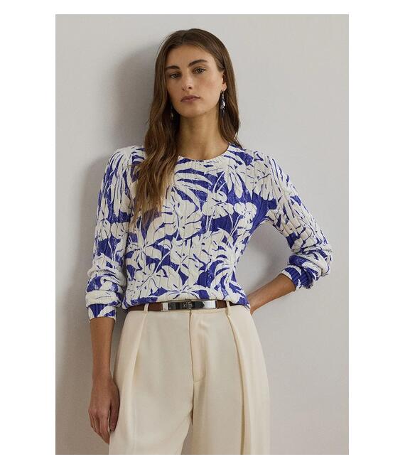 Βαμβακερό πουλόβερ Lauren Ralph Lauren χρώμα: άσπρο, 200971174