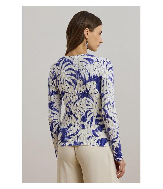Βαμβακερό πουλόβερ Lauren Ralph Lauren χρώμα: άσπρο, 200971174