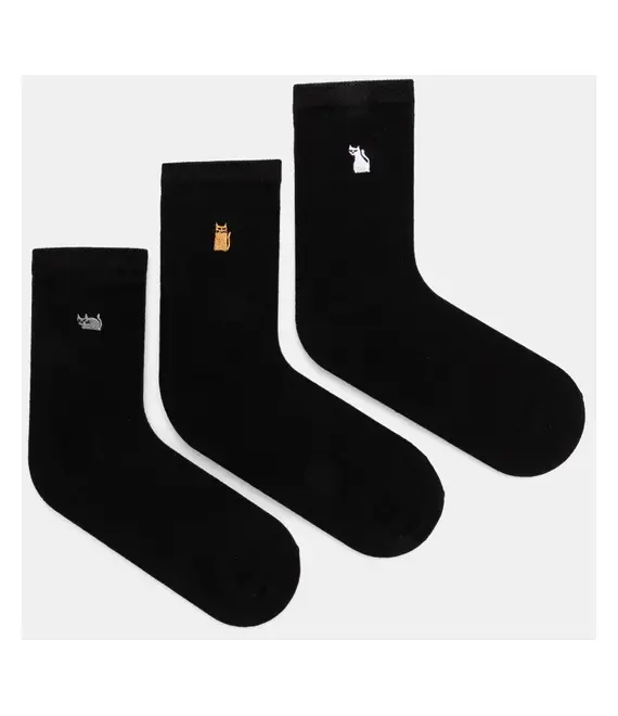 Κάλτσες Medicine 3-pack χρώμα: μαύρο