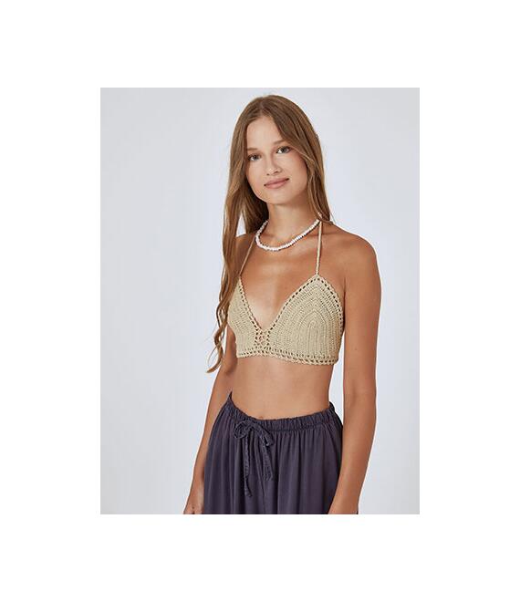 Πλεκτό crop top SM0029.4055+3