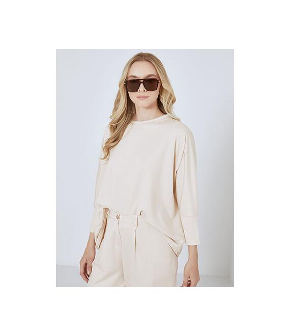 Μπλούζα μονόχρωμη oversized SN7585.4972+3