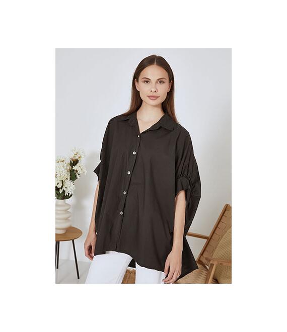 Πουκαμίσα βαμβακερή oversized SN7587.3252+1