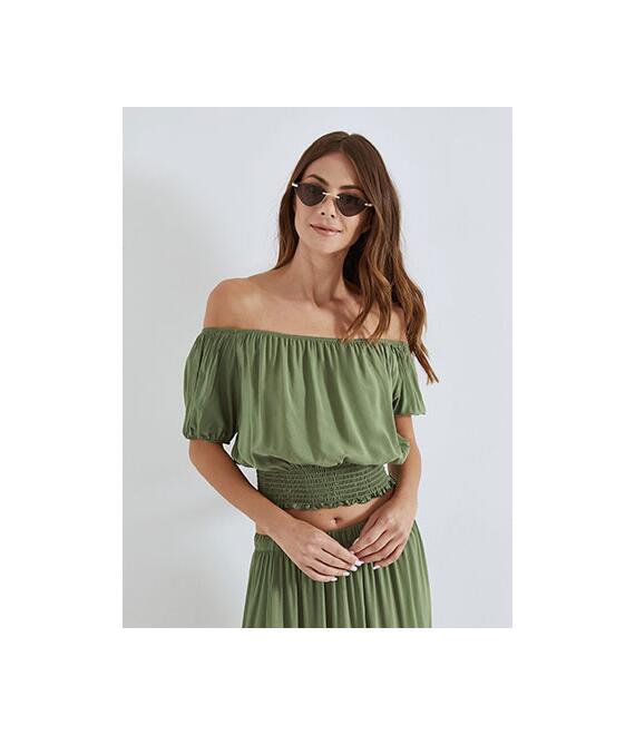 Crop top με ακάλυπτους ώμους SN7591.4839+6