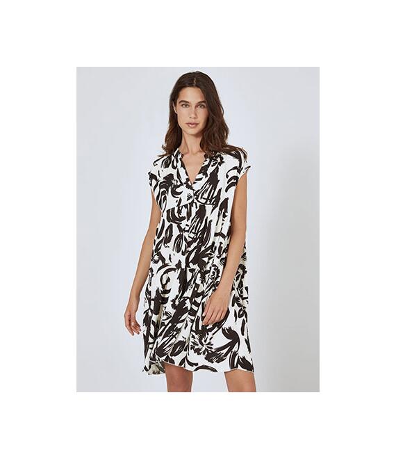 Φόρεμα μίνι oversized βαμβακερό SN7591.8206+1