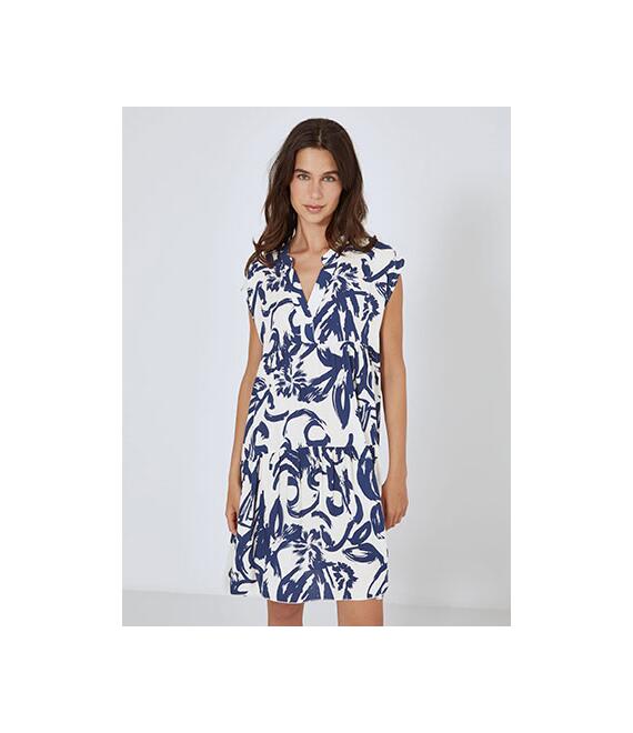 Φόρεμα μίνι oversized βαμβακερό SN7591.8206+4
