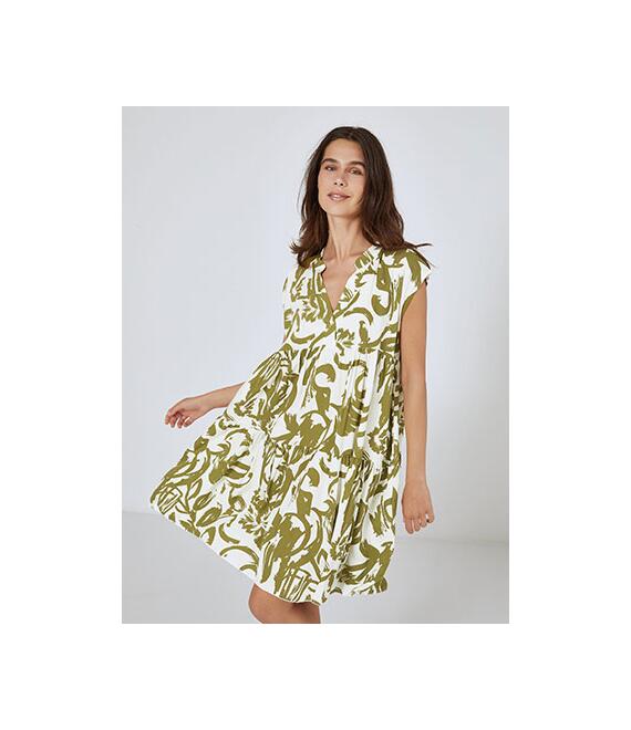 Φόρεμα μίνι oversized βαμβακερό SN7591.8206+3