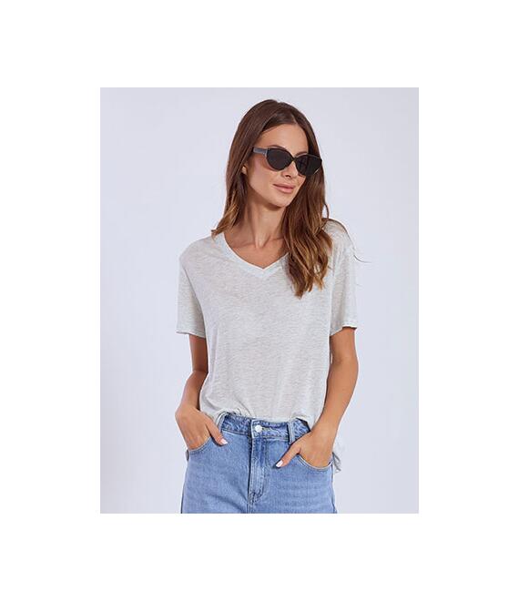 T-shirt με V λαιμόκοψη SN7618.4212+2